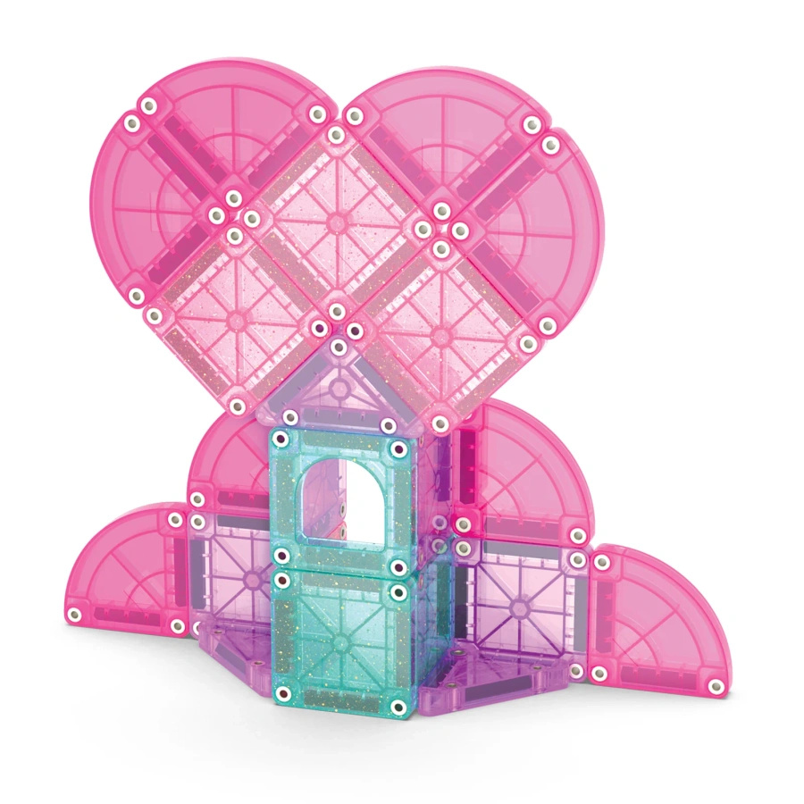 MAGNA-TILES® Klocki Magnetyczne microMAGS Heart to Heart Travel 26 el.