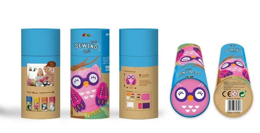 Uszyj brelok do kluczy - Sowa