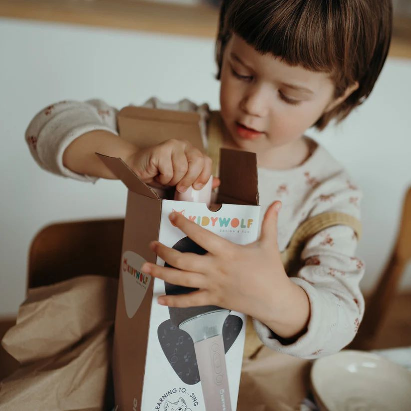 Kidywolf - KIDYMIC-PI - mikrofon karaoke - różowy