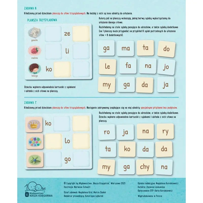 Feluś i Gucio grają w sylaby