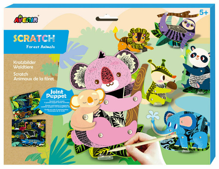 Wydrapywanki ruchome - Zwierzęta leśne