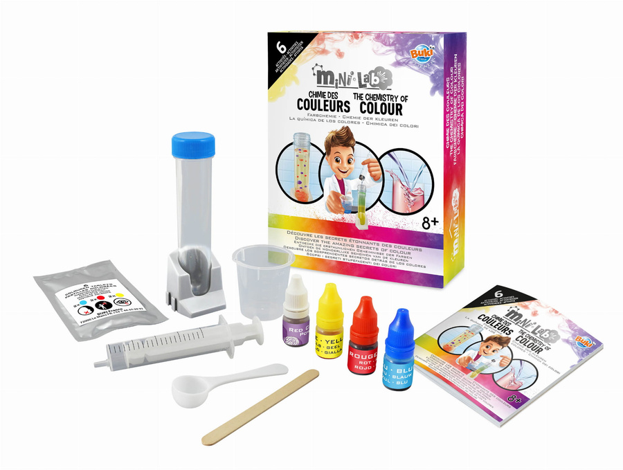 Mini lab, chemia kolorów