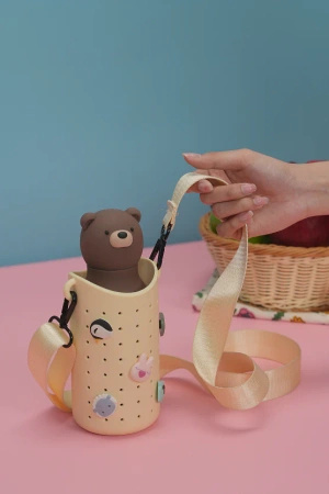 Butelka termiczna ze słomką Bestie Asobu –Niedźwiedź