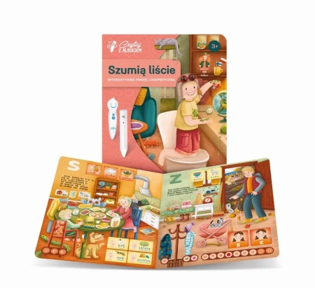 Książka Szumią liście. Interaktywna pomoc logopedyczna - Czytaj z Albikiem