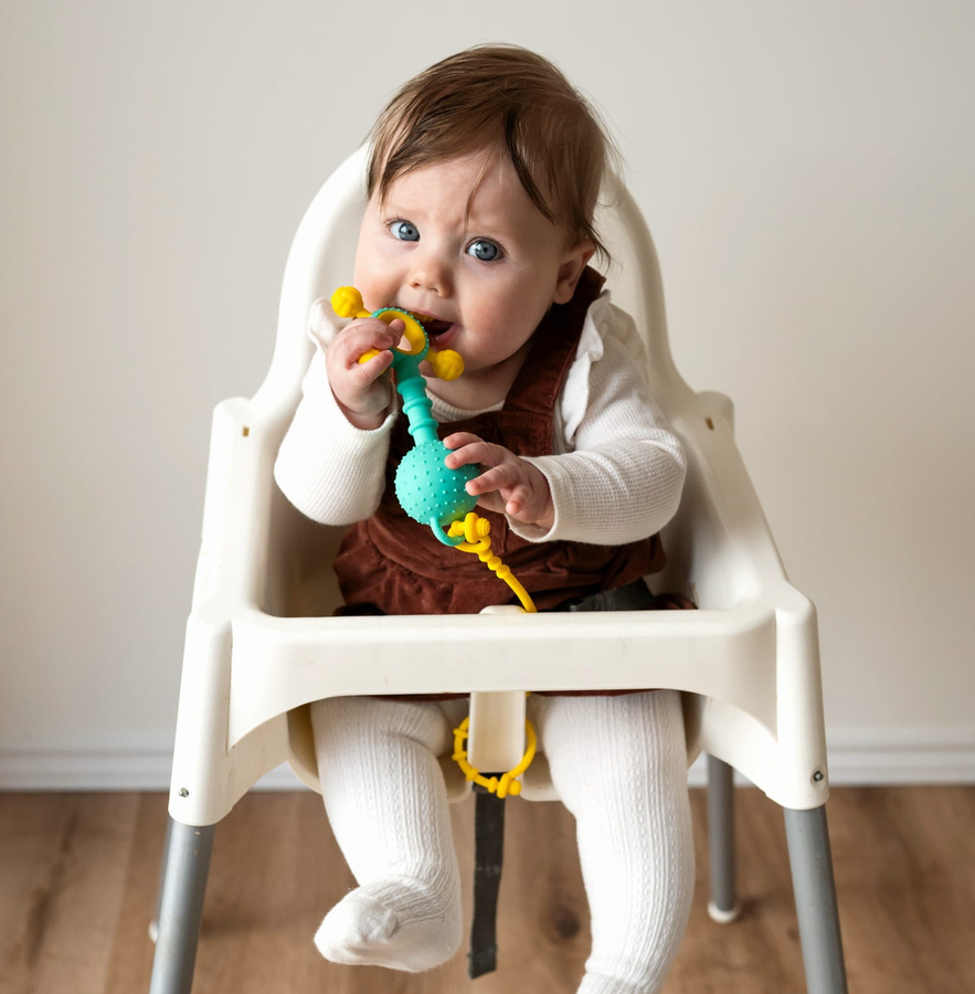 Zestaw silikonowych zaczepów, niebieskie