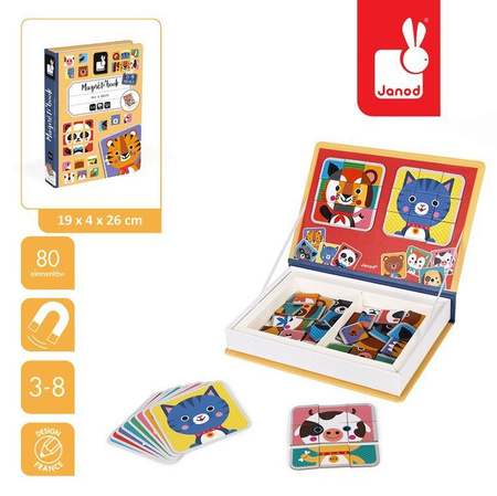 Magnetibook, puzzle zwierzątka