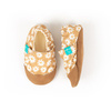 Kapcie dziecięce, rozmiar 26,5,  kwiatki BEIGE DAISY