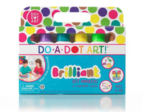 Duże Flamastry Kropkowe. Jaskrawe Kolory