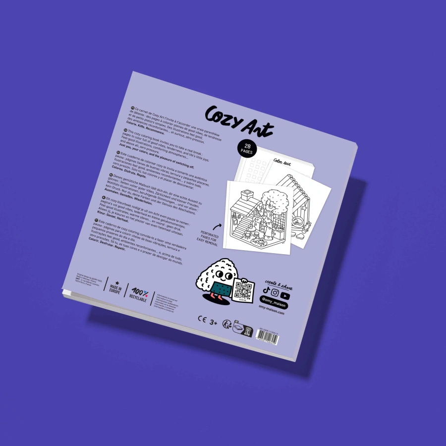 KOLOROWANKA COZY ART - TINY HOUSE