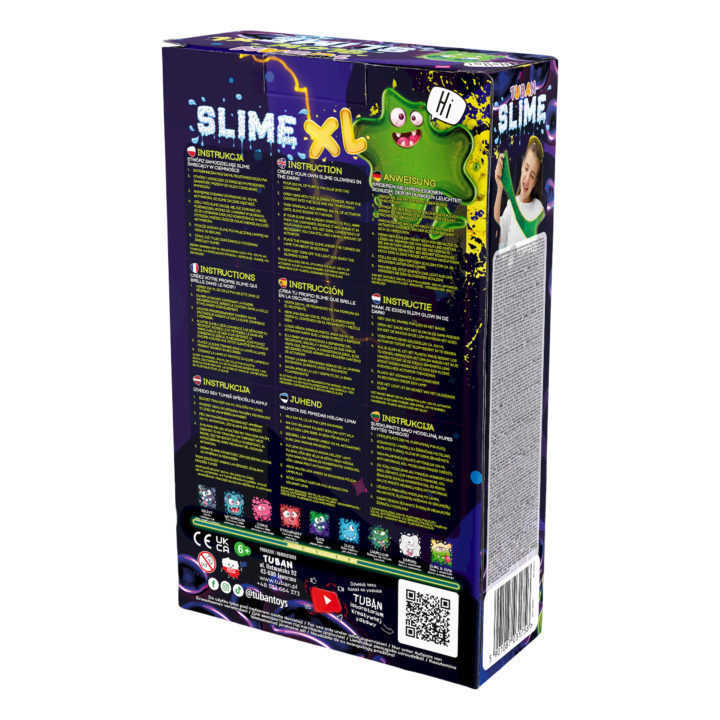 SLIME_ZESTAW DIY ŚWIECĄCY W CIEMNOŚCI XL