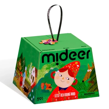 Puzzle artystyczne o nieregularnej formie mideer –Czerwony Kapturek (59 el.