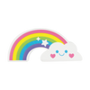 Pachnąca gumka do ścierania, duża tęcza z chmurką