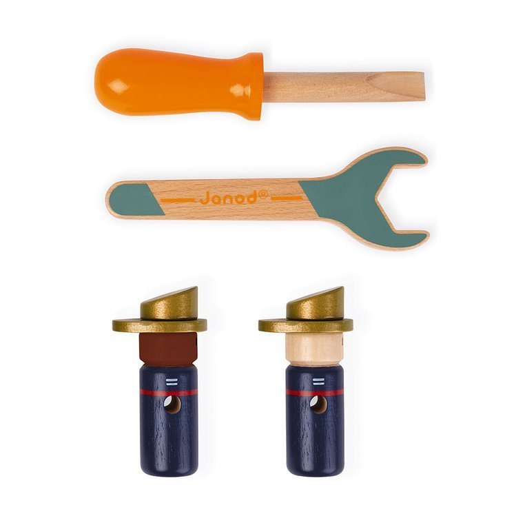 Drewniany wóz strażacki do złożenia - Janod