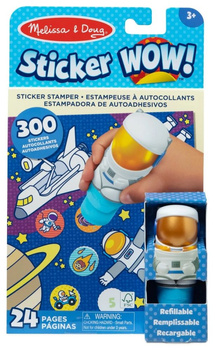 Sticker WOW, astronauta