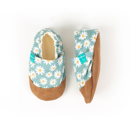 Kapcie dziecięce, rozmiar 26, kwiatki BLUE DAISY