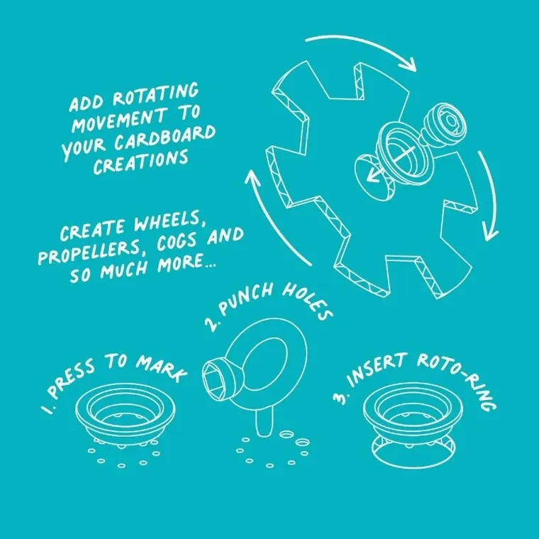 Zestaw pierścieni obrotowych Roto-Ring Makedo 16 el. (MM001) 3