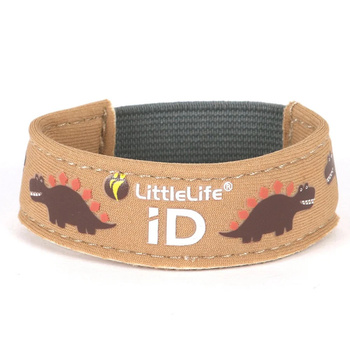 Neoprenowa opaska informacyjna ID LittleLife - Dinozaur