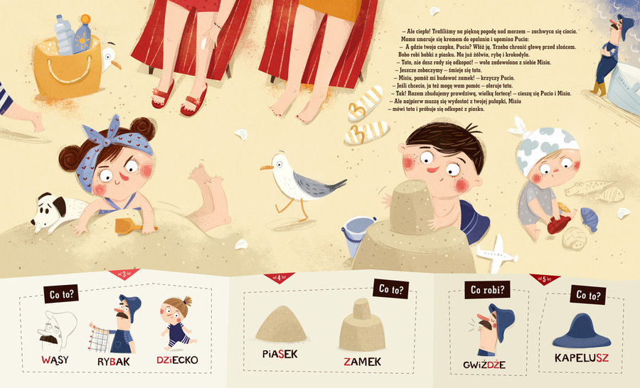 Pucio na wakacjach.Ćwiczenia wymowy dla przedszkol