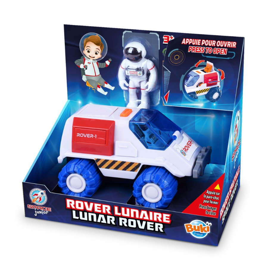 Badawczy pojazd kosmiczny z astronautą