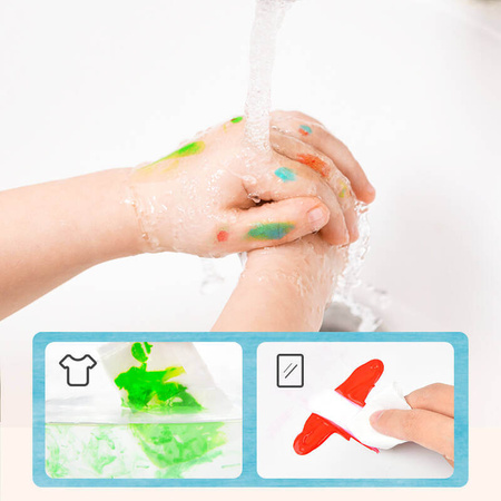 Farby do malowania palcami, 6 kolorów