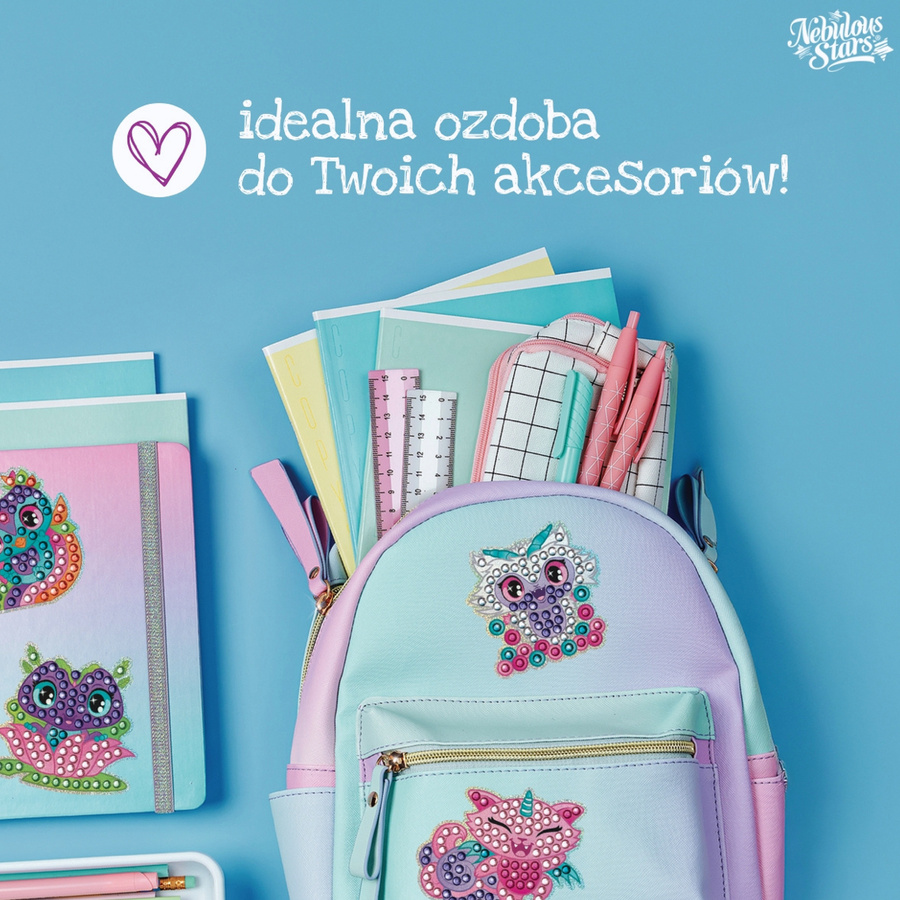 Kreatywne naklejki do ozdabiania z kryształkami 7+, Nebulous Stars