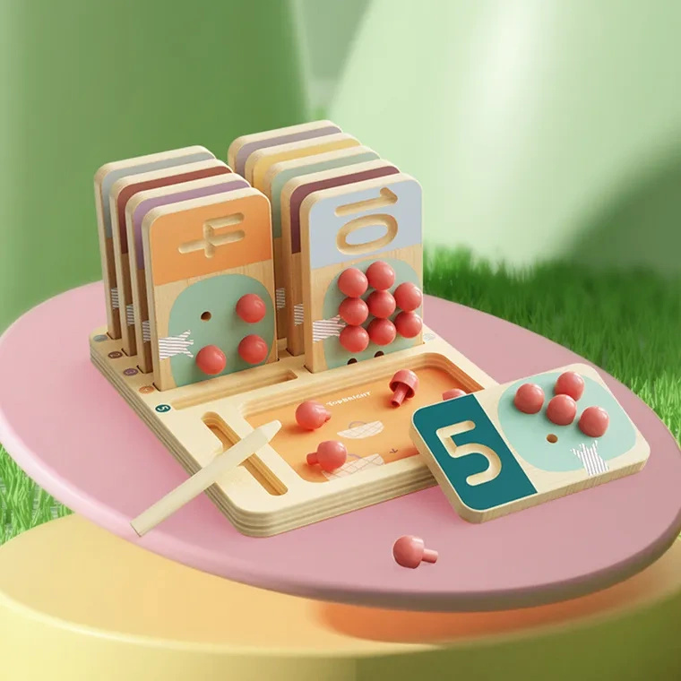 Zabawka edukacyjna do nauki liczenia, Liczę owoce 