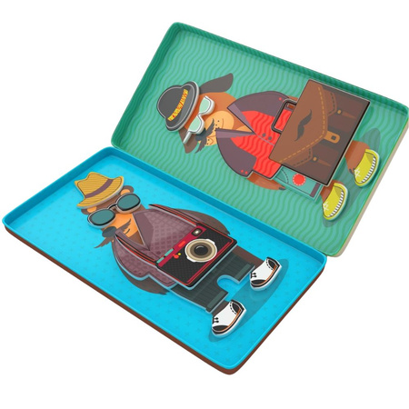  Podróżna gra magnetyczna The Purple Cow - Ubieranki Misie