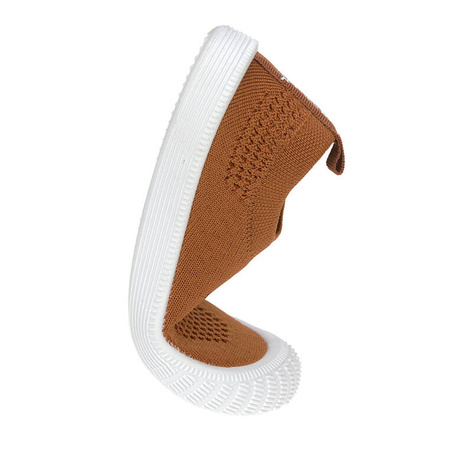 Lassig - Ultrawygodne elastyczne trampki dziecięce z antypoślizgową podeszwą - Splash & Fun caramel - 23