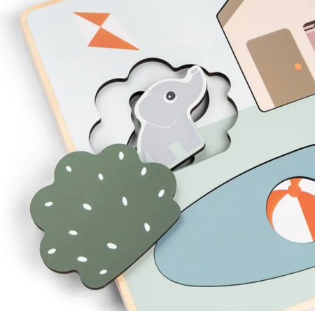 Done by Deer Puzzle Warstwowe Drewniane