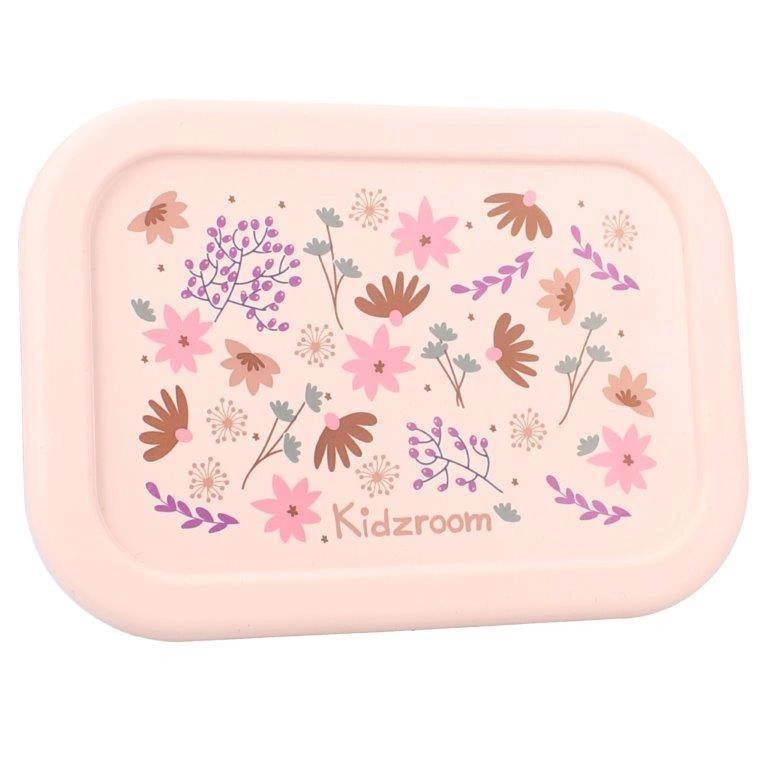 Lunchbox pojemnik silikon KIDZROOM Memories Flower