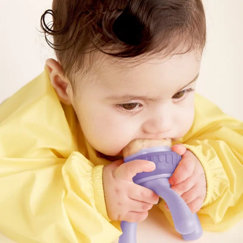 Gryzak silikonowy do podawania pokarmu, piwonia