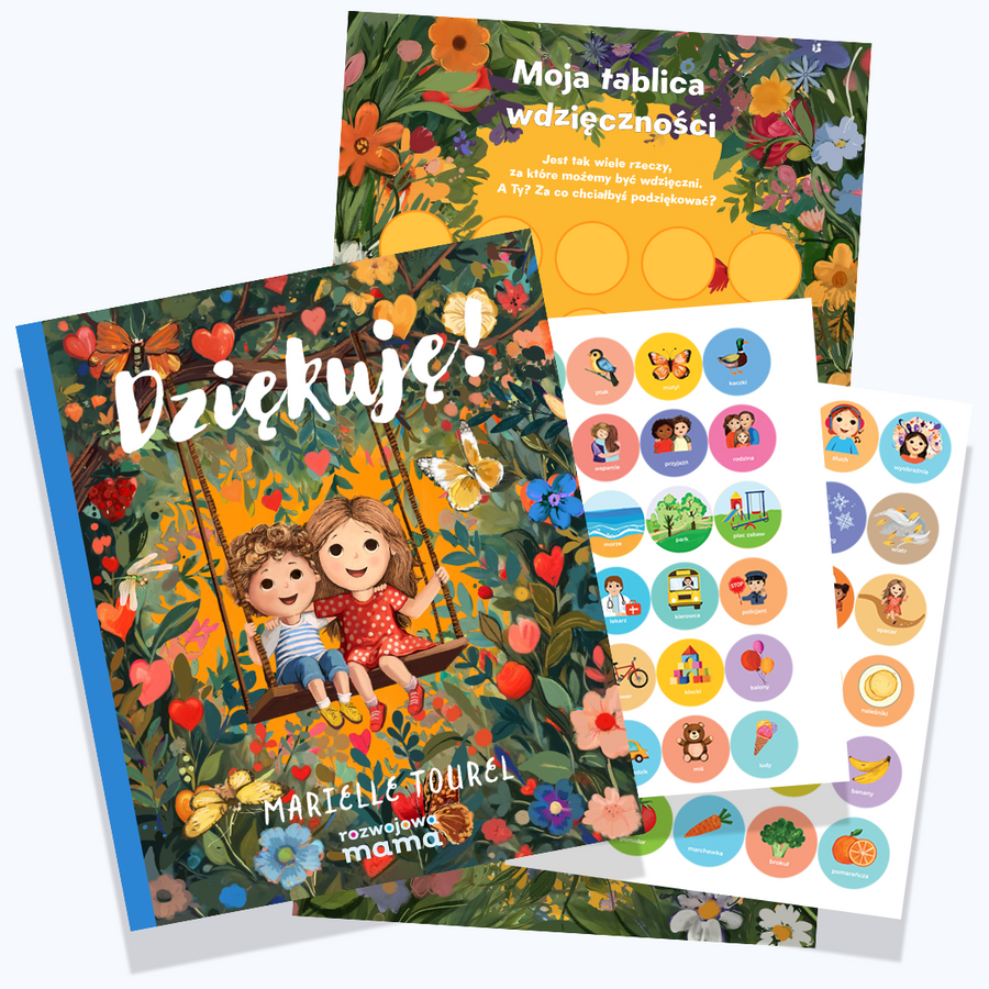 Książka dla dzieci „Dziękuję!" 2+