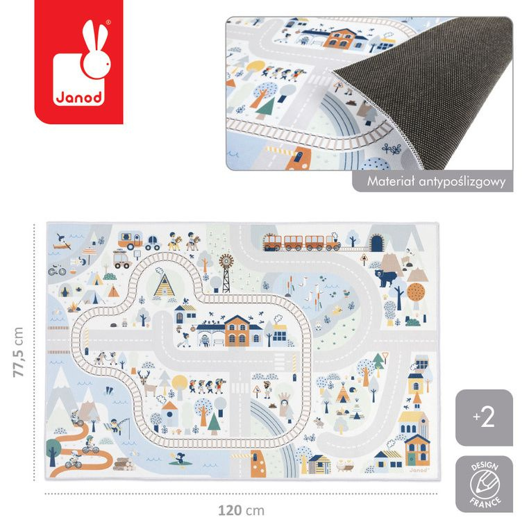 Janod Mata do zabawy z drogą Góry Cross Roads 2+