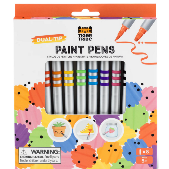 Tiger Tribe Dwustronne Markery Permanentne