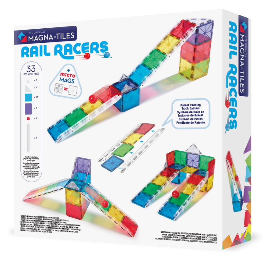MAGNA-TILES® Klocki Magnetyczne Rail Racers 33 el.