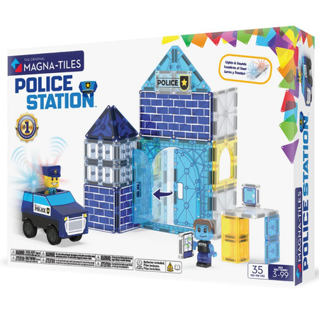 MAGNA-TILES® Klocki Magnetyczne Police Station 35 el