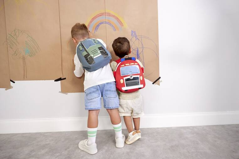 Lassig Plecak mini Tiny Drivers Wóz strażack