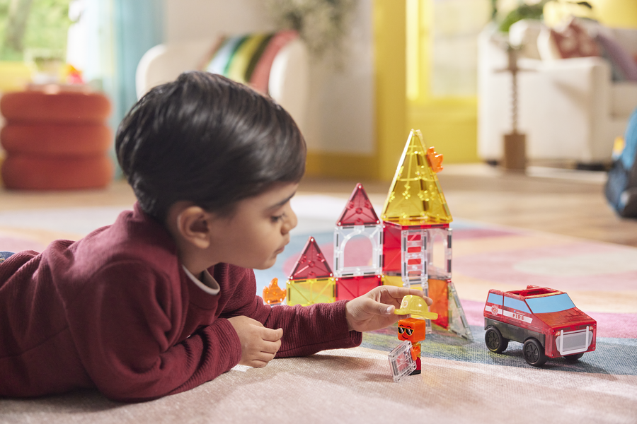 MAGNA-TILES® Klocki Magnetyczne Straż Pożarna 27 el.