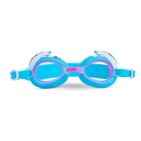 Okulary do pływania dla dzieci, Uroczy jednorożec, turkus, 3+