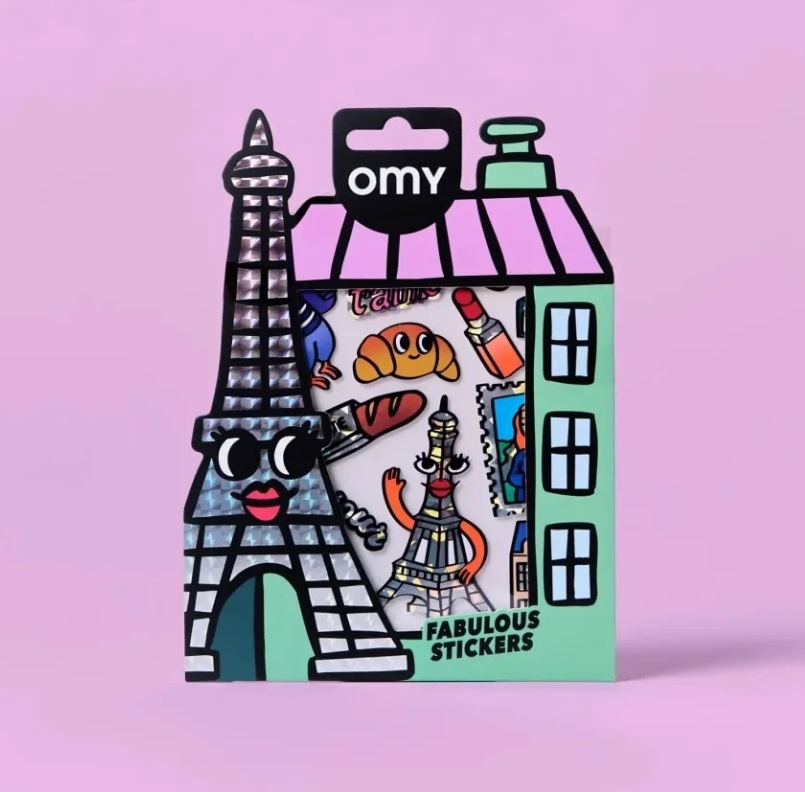 ODLOTOWE WINYLOWE NAKLEJKI - BIG PARYŻ