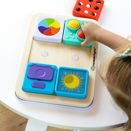  PlayTab Sensoryczny Kwadrat. Tęczowe Kółeczko