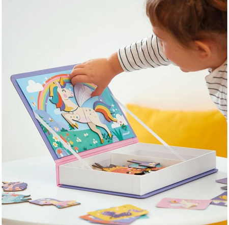 Magnetyczna układanka - jednorożec - MagnetiBook