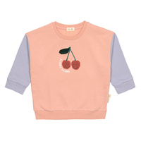 Sweter dla dzieci GOTS Cherry peach 2-4 years - 98/104 - Lassig