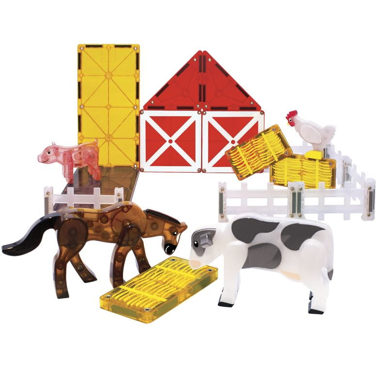 Klocki Magnetyczne Farm Animals 25 el.