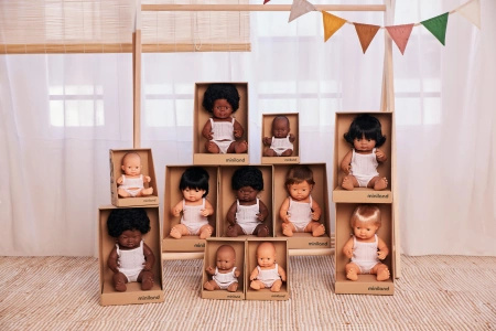 Lalka dziewczynka Azjatka 21cm Miniland Baby