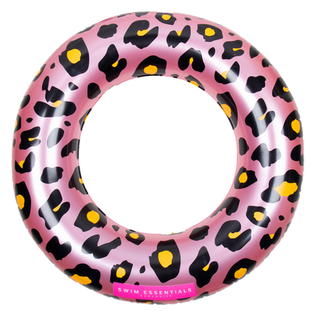 Swim Essentials Koło do pływania Rose Gold Leopard 90cm