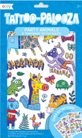 Tatuaże zmywalne Tattoo Palooza - Wesołe Zwierzaki zestaw 3 arkuszy