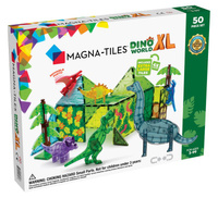 Klocki Magnetyczne Dino World XL 50 el.