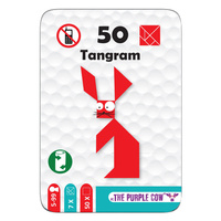 Podróżne łamigłówki The Purple Cow - 50 Tangram