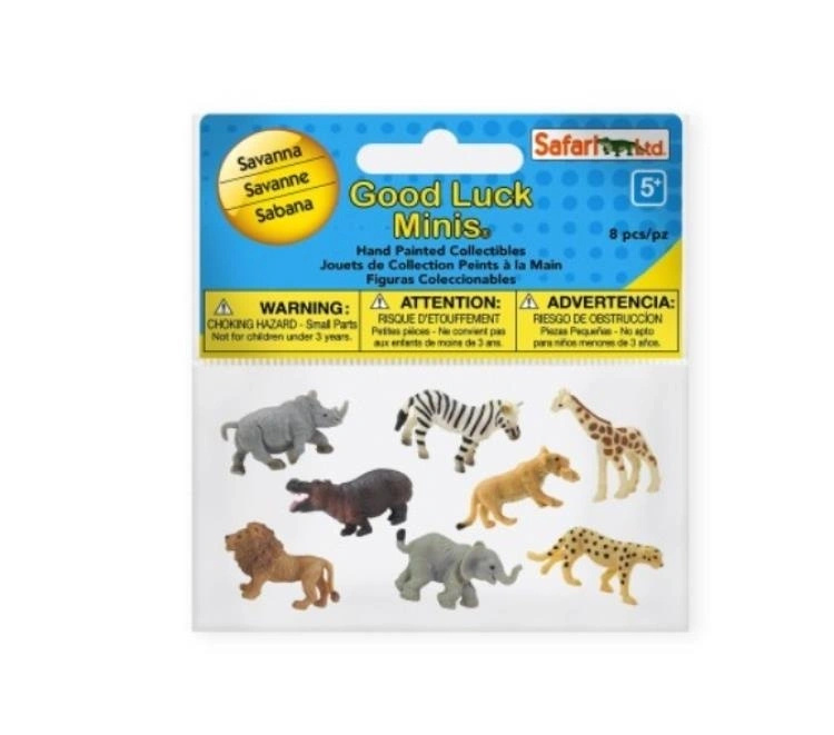 Mini Zwierzęta Sawanny. Zestaw Mini Figurek Safari Ltd